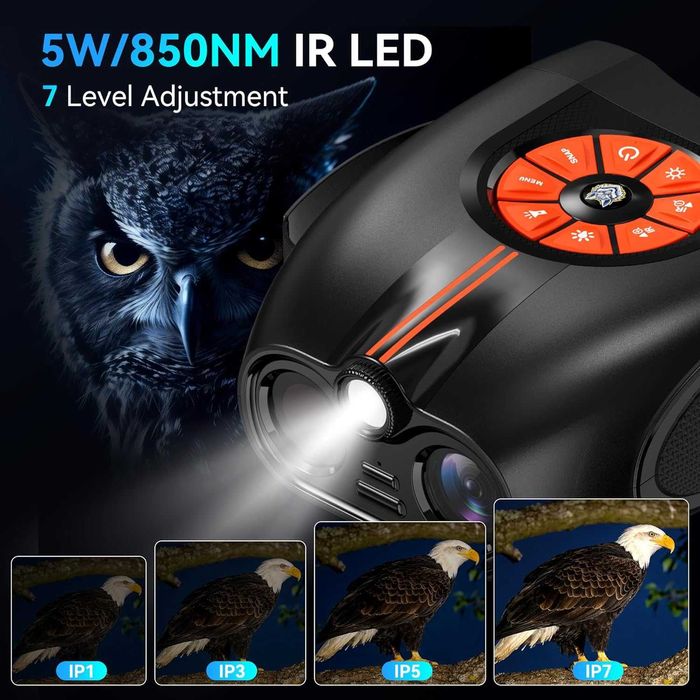 Цифровой инфракрасный бинокль с ночным видением 4K BMDSAE