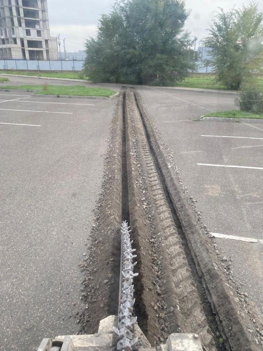 Услуги бары траншеекопатель