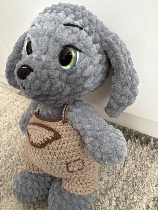 Cățeluș amigurumi