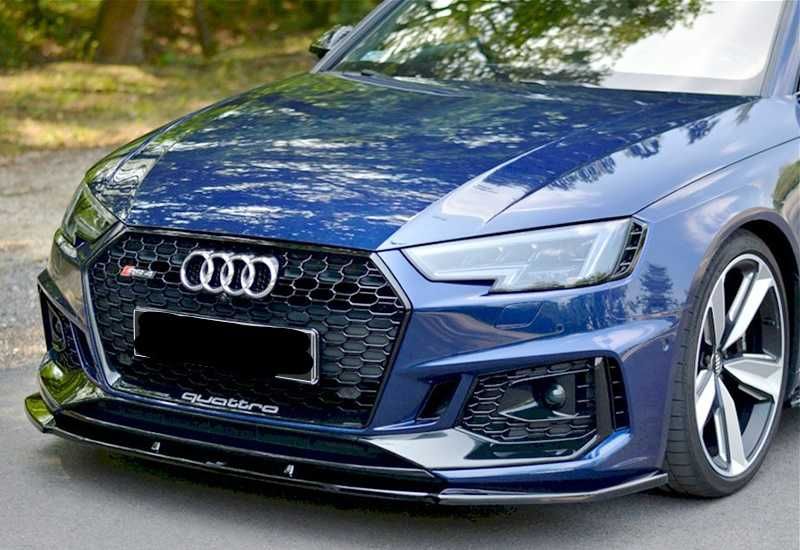 Преден лип спойлер за Ауди А4 Б9 РС4 / Audi A4 B9 RS4 lip spoiler