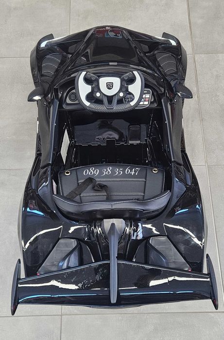 ТОП ЦЕНА!НОВО!Акумулаторна кола Flash BLACK с 4Х4,12V,меки гуми,USB