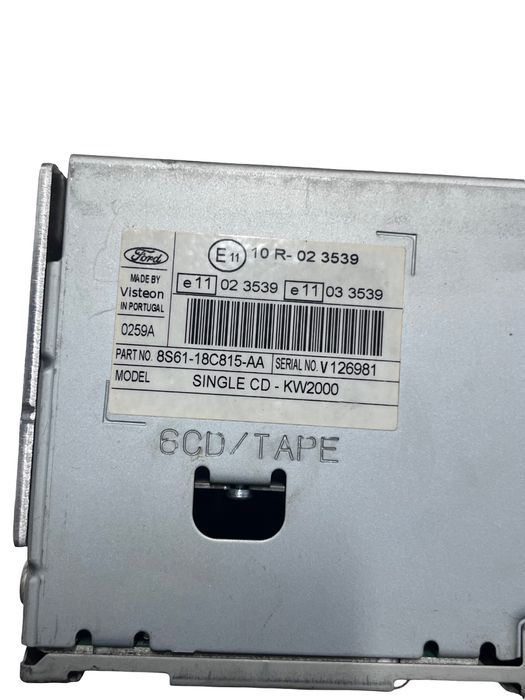 Player Cd/Dvd Sistem De Navigatie Ford Fiesta V Jh_, Jd_ 2001 - 2010 8