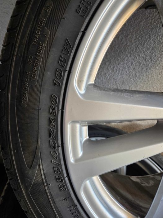 Roti aliaj vara originale Audi Q5 A7 Q7 20" anvelope vara Nexen 255/45 R20 105W sau Bridgestone Turanza 255/40 R20 101Y B-Silent