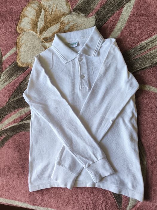 Рубашка поло школьная, рост 140