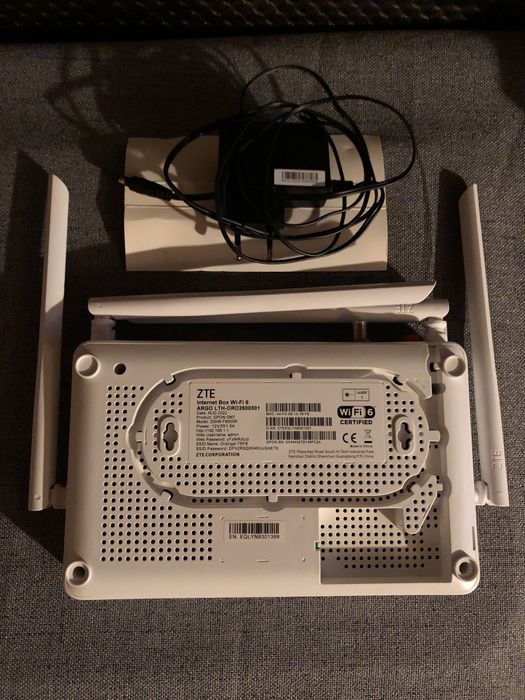 Router ZTE ZXHN F6600R – Wi‑Fi 6, Dual‑Band, 4 porturi Gigabit