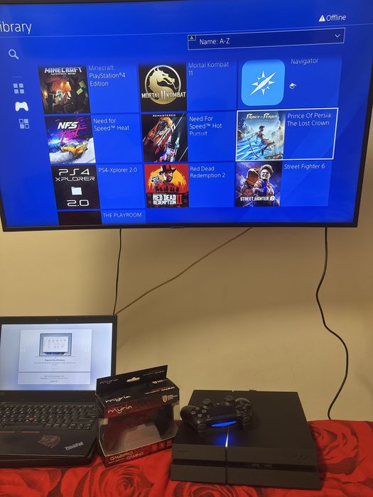 PS4 1TB modat cu jocuri instalate