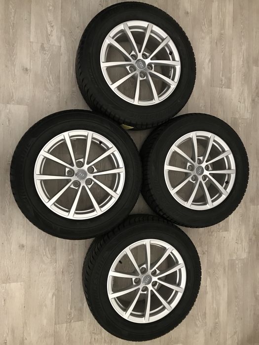 Jante Roti 17 Audi A4 A6 C7 C8 B9 B8 Q3 Q5 Anvelope iarna 225 60 R17