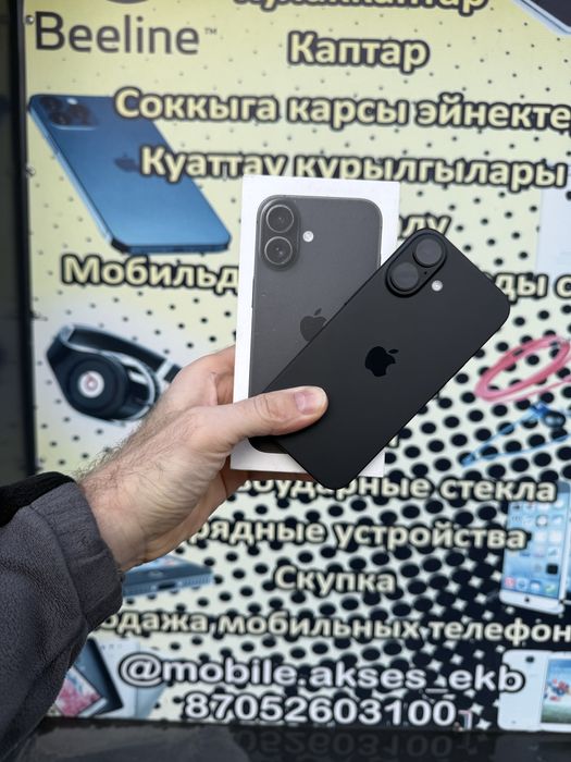 Apple iphone 16 128/батарея 100%