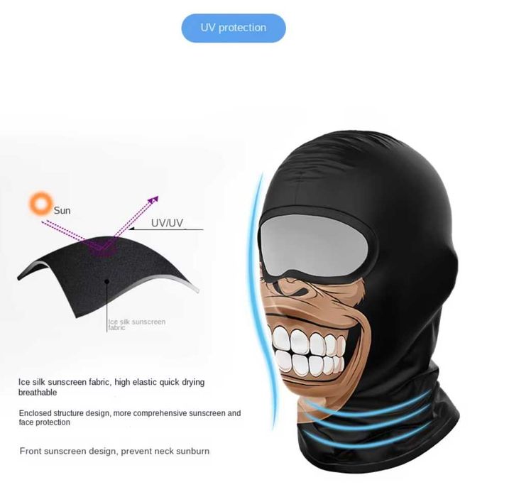 Маска за лице Balaclava , Бандана маска за лице , фулфейс маска