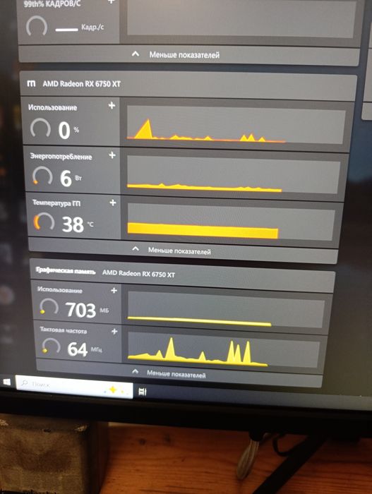 Видеокарта RX6750xt