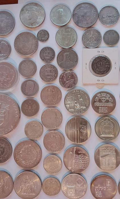 65 Monede Vechi de Argint (1871-1978)