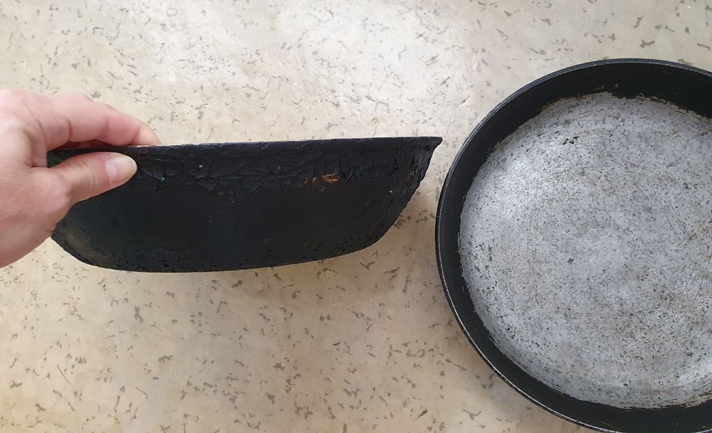 Большая сковорода чугунная