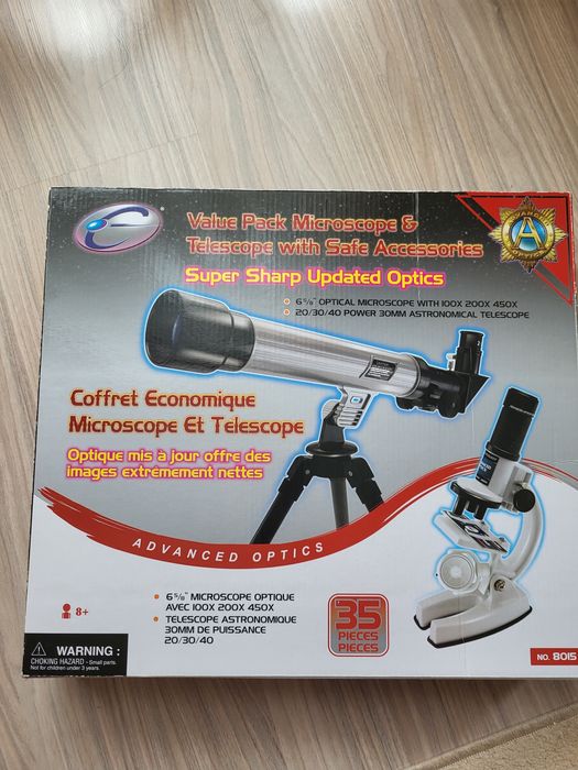 Комплект микроскоп и телескоп