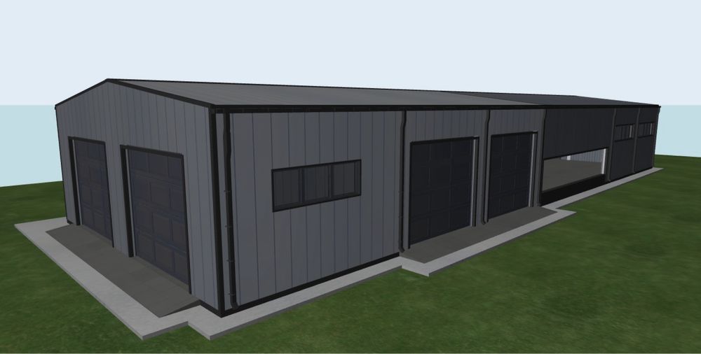 Hala metalica zona industriala zarnesti