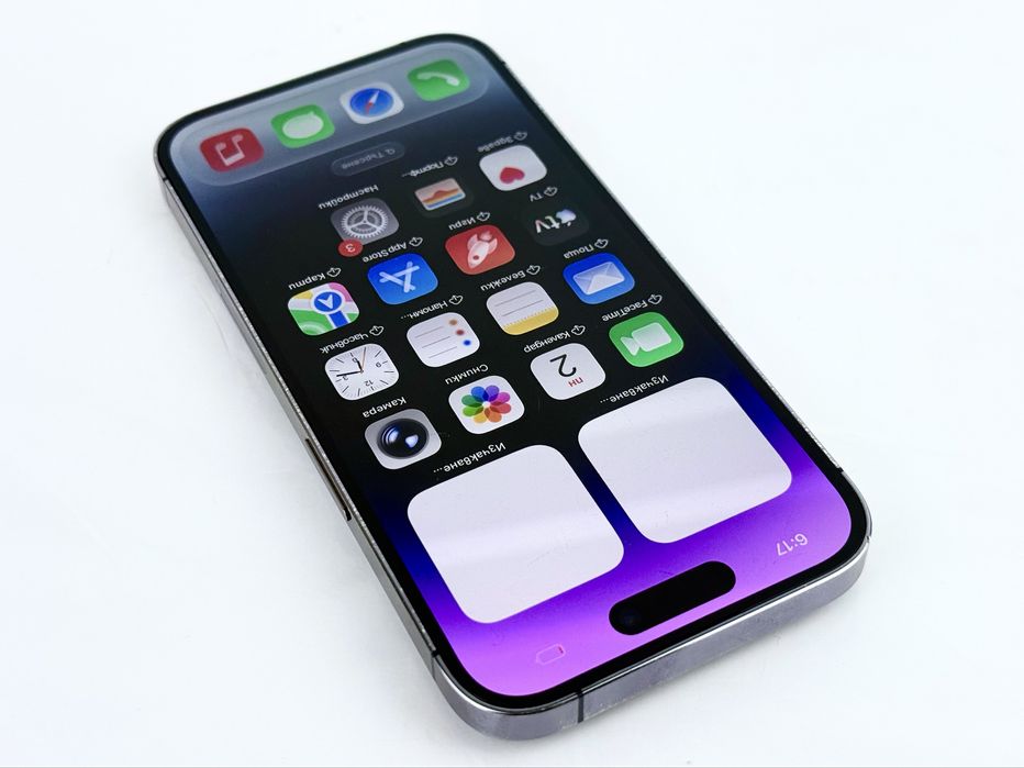 Apple iPhone 14 Pro 128GB USA Deep Purple 100% Батерия! Гаранция!