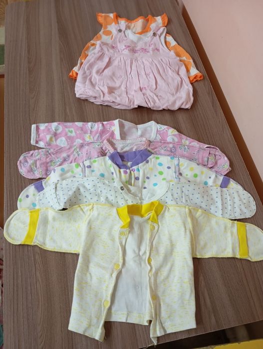 Пакет вещей для новорожденной девочки