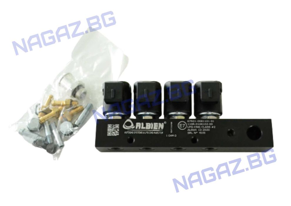 НОВА!Бърза инжекторна рейка LANDI  1.0 Om за газов инжекцион