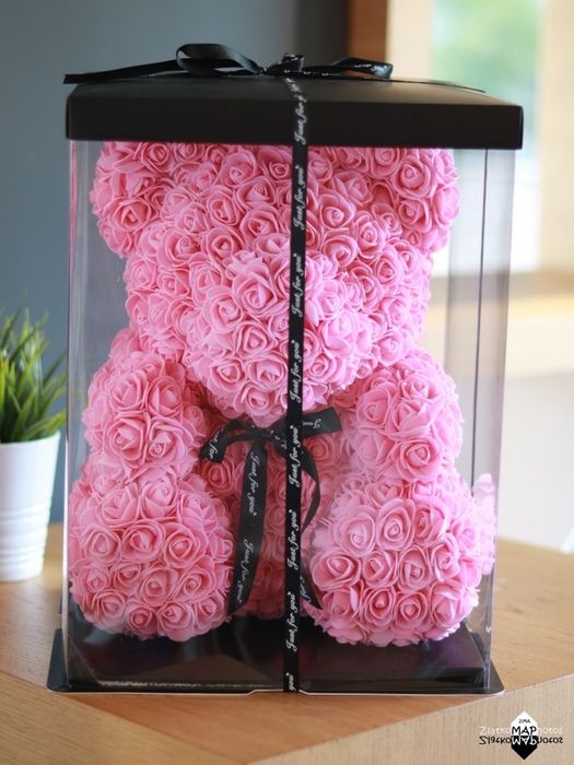 Мече изработено от рози перфектният подарък / Rose bear / Мече от Рози