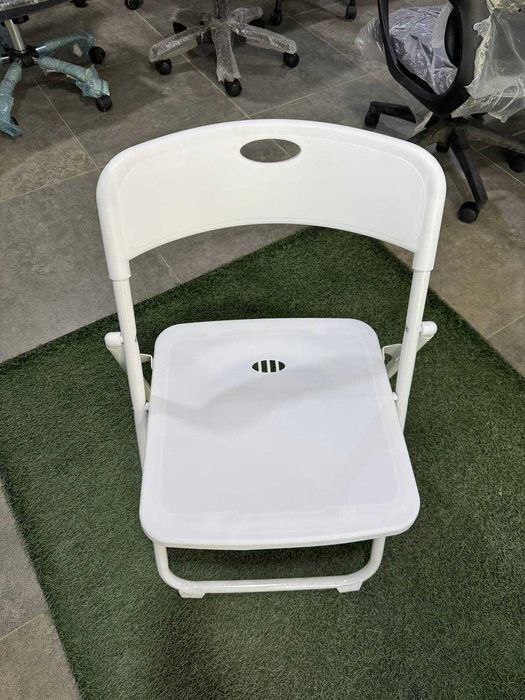 Стул раскладной FOLD белый и серий * Yeg`ma stul * picknik time