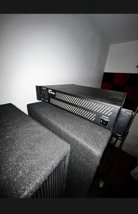 Set audio PA – 2x Boxe PA 252 ECO MKII + Amplificator t.amp E800