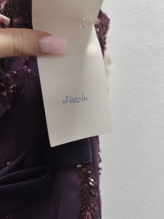 Rochie unicat handmade stil sirena