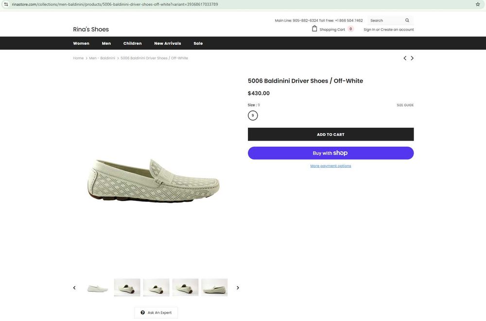 BALDININI мъжки обувки, размер 41,5