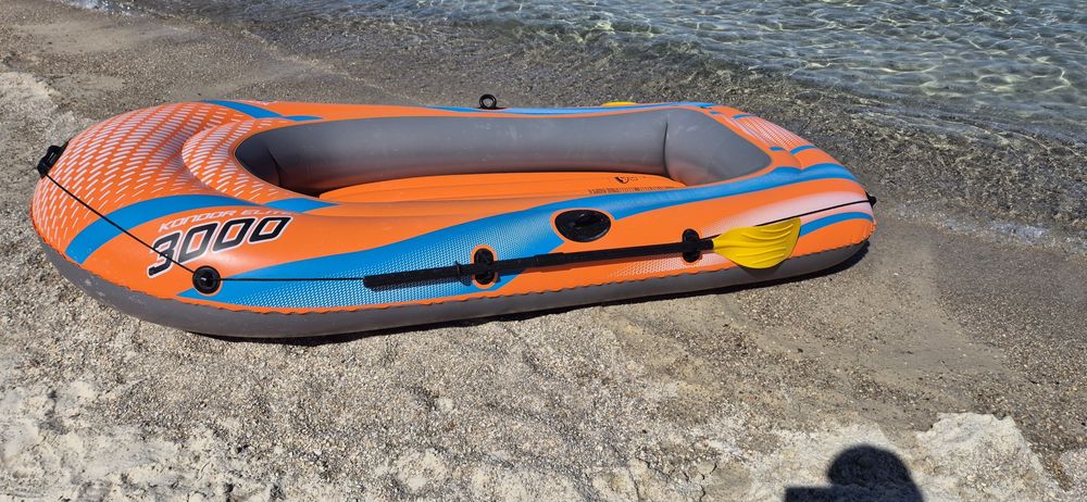 Bestway Barcă gonflabilă Kondor Elite 3000 cu 2 vasle, 246 x 122 cm