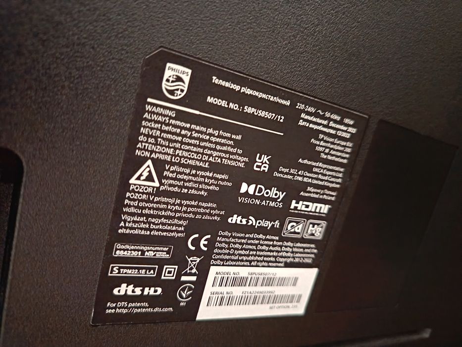 150 Cm Philips Ambilight 3 Laturi. SMART 4K UHD ANDROID. 58PUS8507, Am și Alte Mărimi Mărci Disponibile.