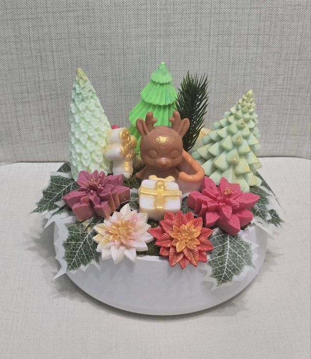 Цветя и аранжировки от ароматен сапун