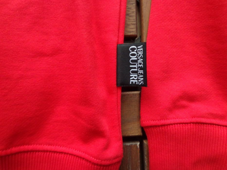 Мъжка блуза с дълъг ръкав Versace Jeans Couture Red / Black размер XL