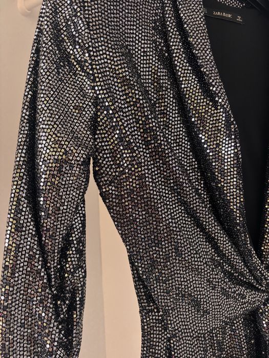 Официален сребрист гащеризон ZARA