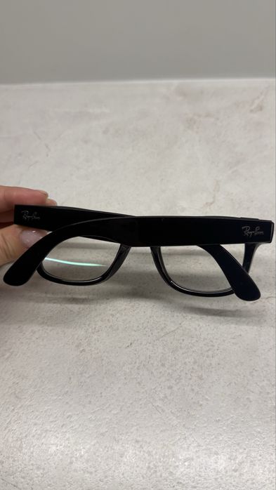 Умные очки Ray-Ban Meta Wayfarer (Gen 2) Shiny Black / Blue Light