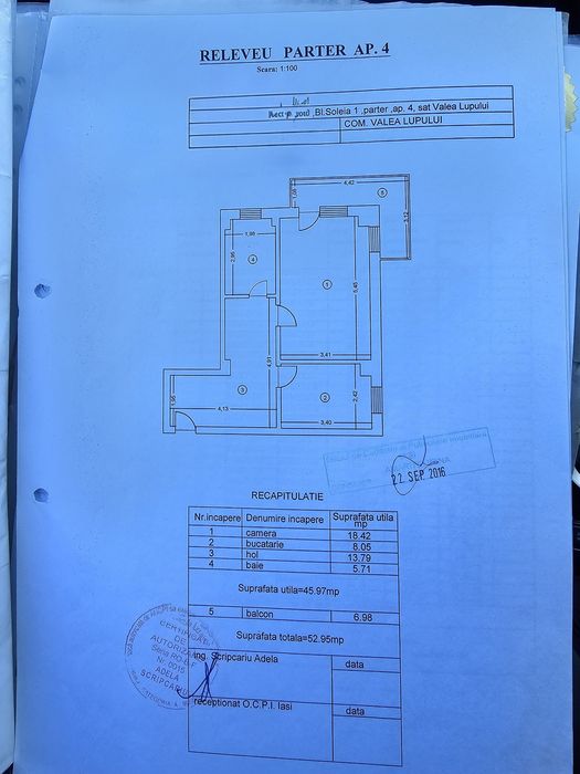 Proprietar,vand apartament 1 cam.Iasi,Valea Lupului, Soleia