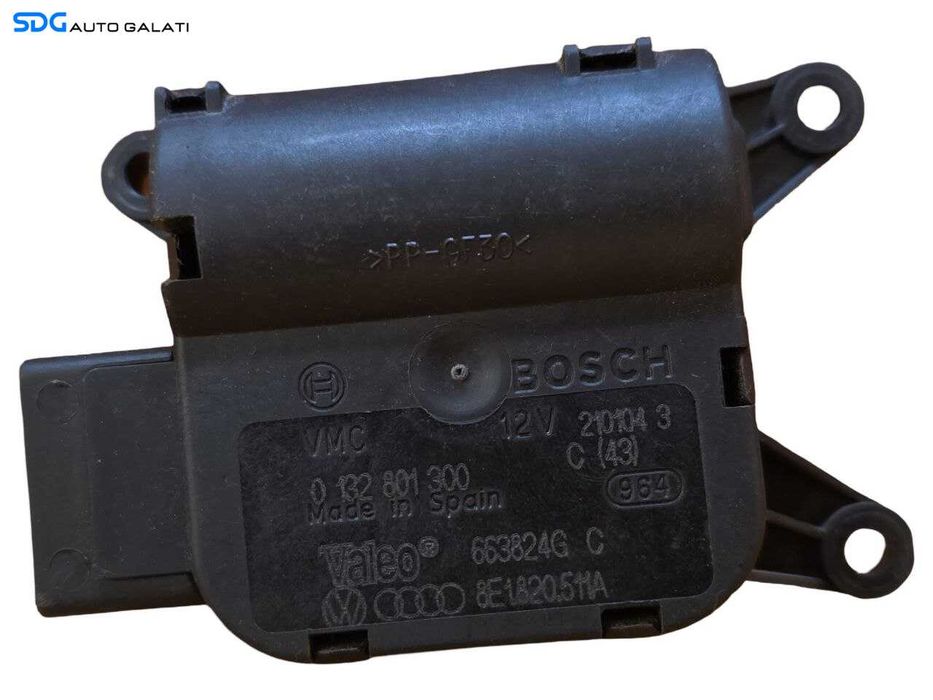 Motoras Reglaj Grila Clapeta Clapete Aeroterma Audi A4 B6 2001 - 2005 Cod 8E1820511A 0132801300 [N4565]