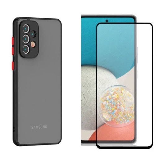 Samsung A53/A52/A54/A25/A36/A56/A16 Husa Hybrid Case + Folie Sticla 9D