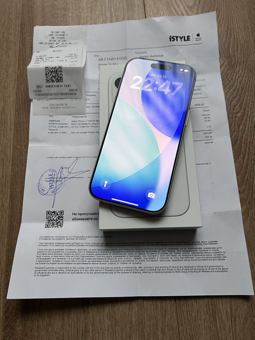 Чисто НОВ! Iphone 17 256gb White / Чисто НОВ!
