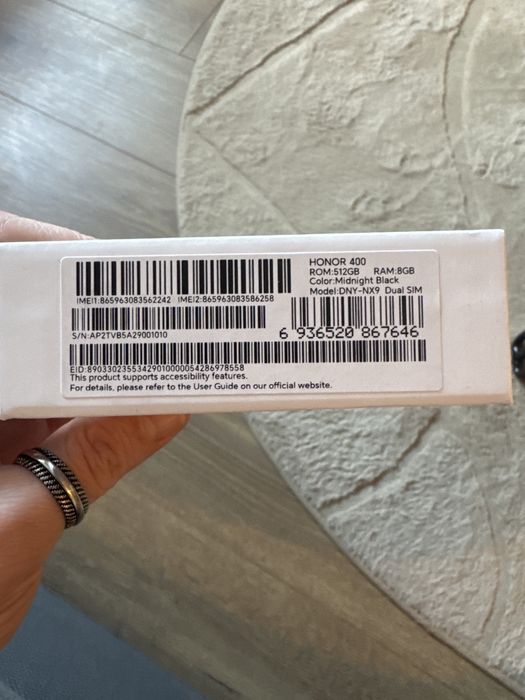 Honor 400 -512 GB -RAM 8GB