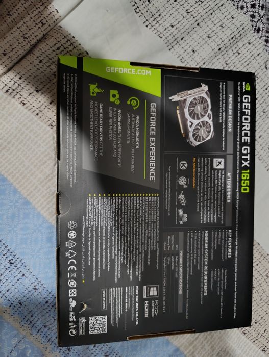 Видеокарта GTX 1650 VENTUS 4GB