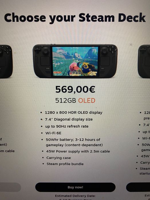 Consola Valve / SteamDeck