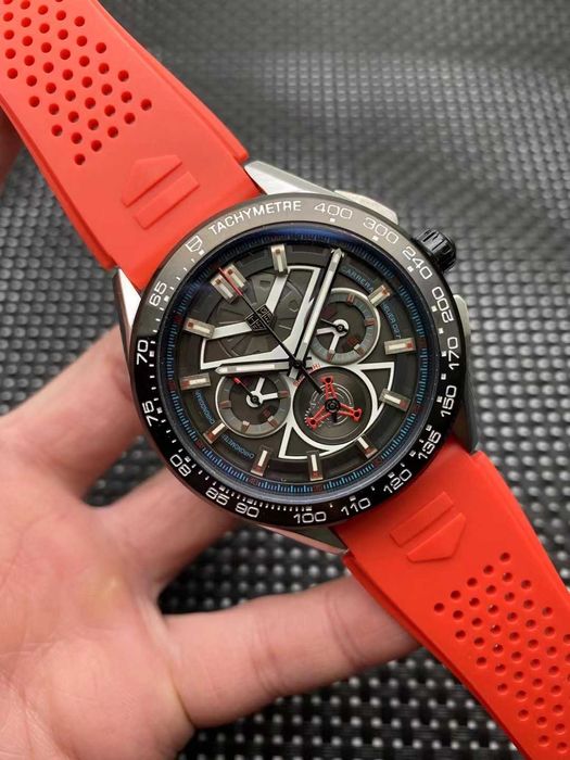 Ceas de bărbați cu quartz TAG Carrera Caliber Shanghai