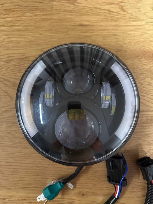Far Moto LED 7 inch DREAMIZER DRL Semnalizare Amber Universal *Nou