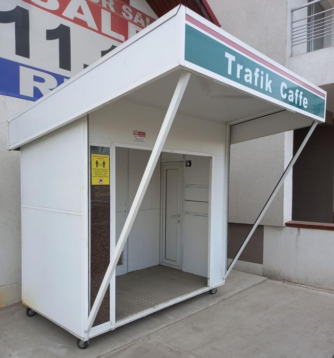 Container chioșc termopan modul izolat special aparate cafea vending