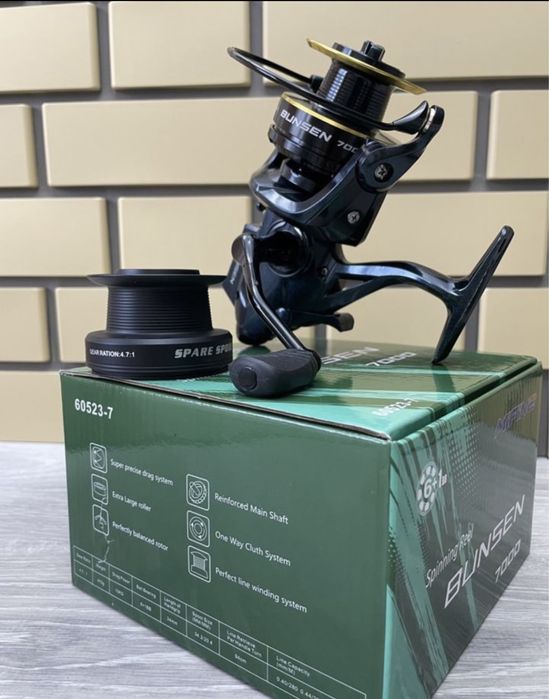 Катушка 7000  с сигнализатором поклёвки