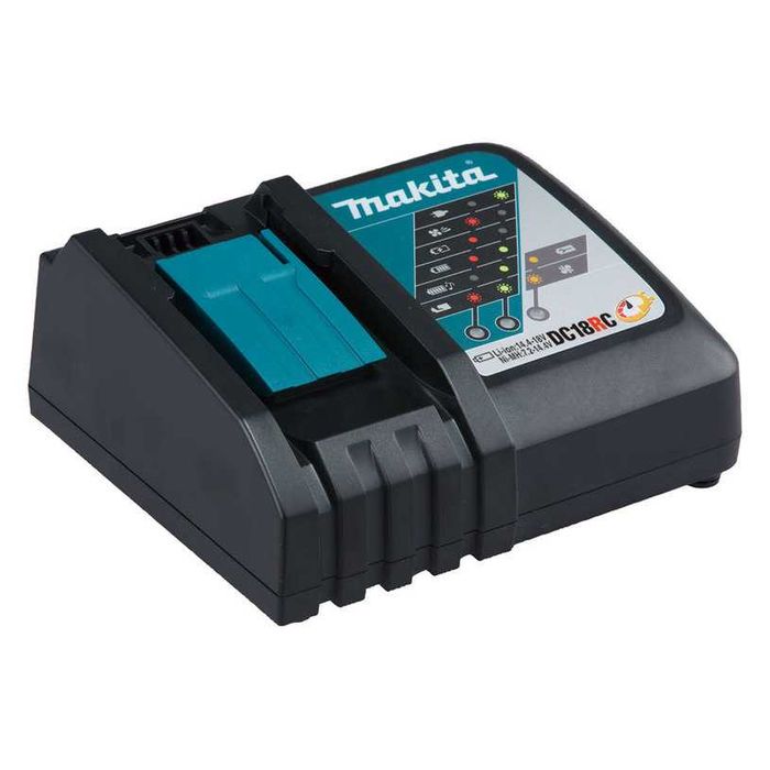 Комплект Макита оригинална батериия 5Ah Makita BL1850B и оригинално бързо зарядно Makita DC18RC LXT 18V (чисто нови и неизползвани)