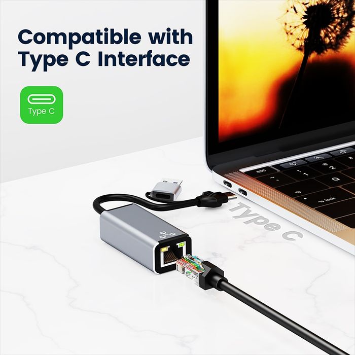 Usb c/ Usb A ethernet adapter , usb lan ,GB3.0windows 7,8,10,11