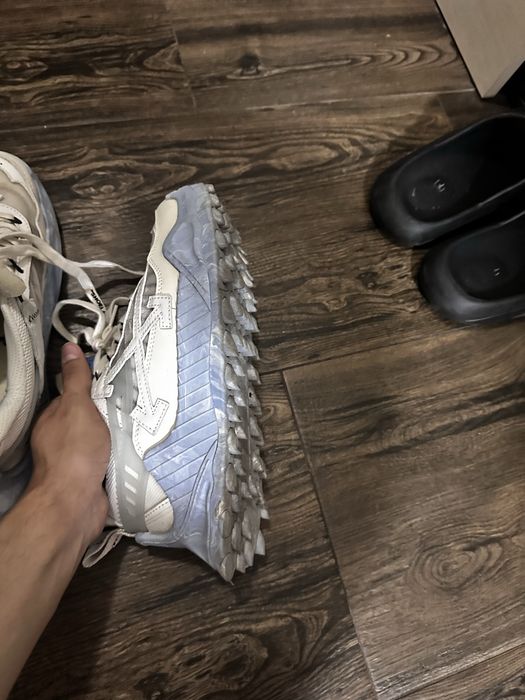 Off White Odsy 1000 Blue Marble(Nu versace chain reaction, jordan, mcqueen, nike)