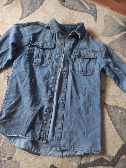 Джинсовая рубашка женская