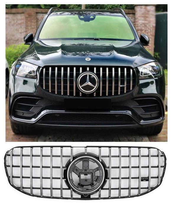Grila Mercedes GLS SUV X167 2019-Up GTR Look Crom import Germania
