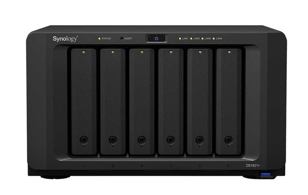 Сетевой накопитель NAS Synology DiskStation DS1621+ есть опции