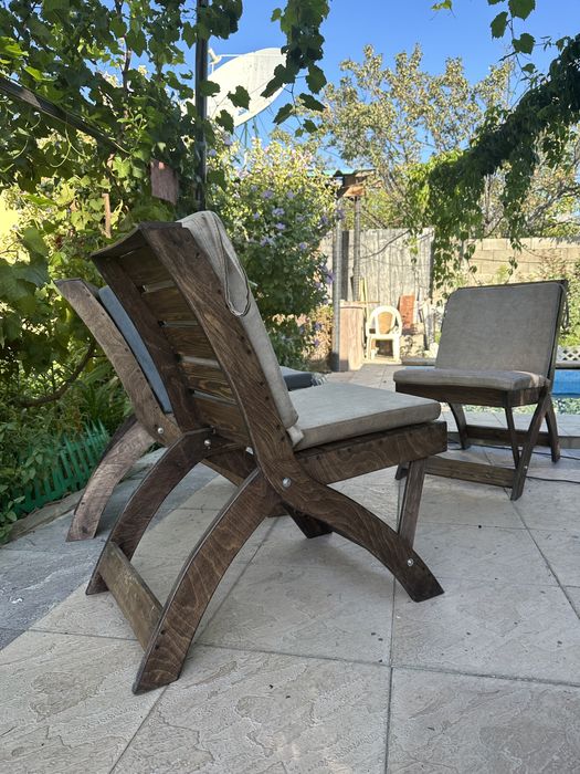 Стулья садовые деревянные